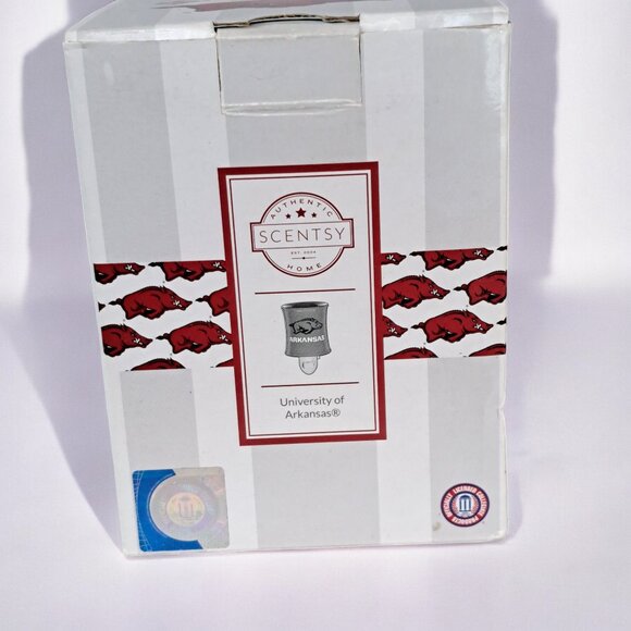 Scentsy University of Arkansas Wax Warmer ~ Campus Collection RARE New Open Box - Picture 6 of 11